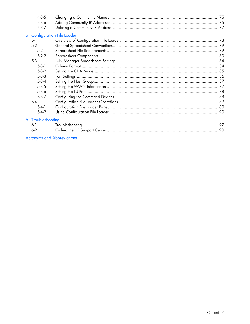 HP StorageWorks XP Remote Web Console Software User Manual | Page 4 / 100