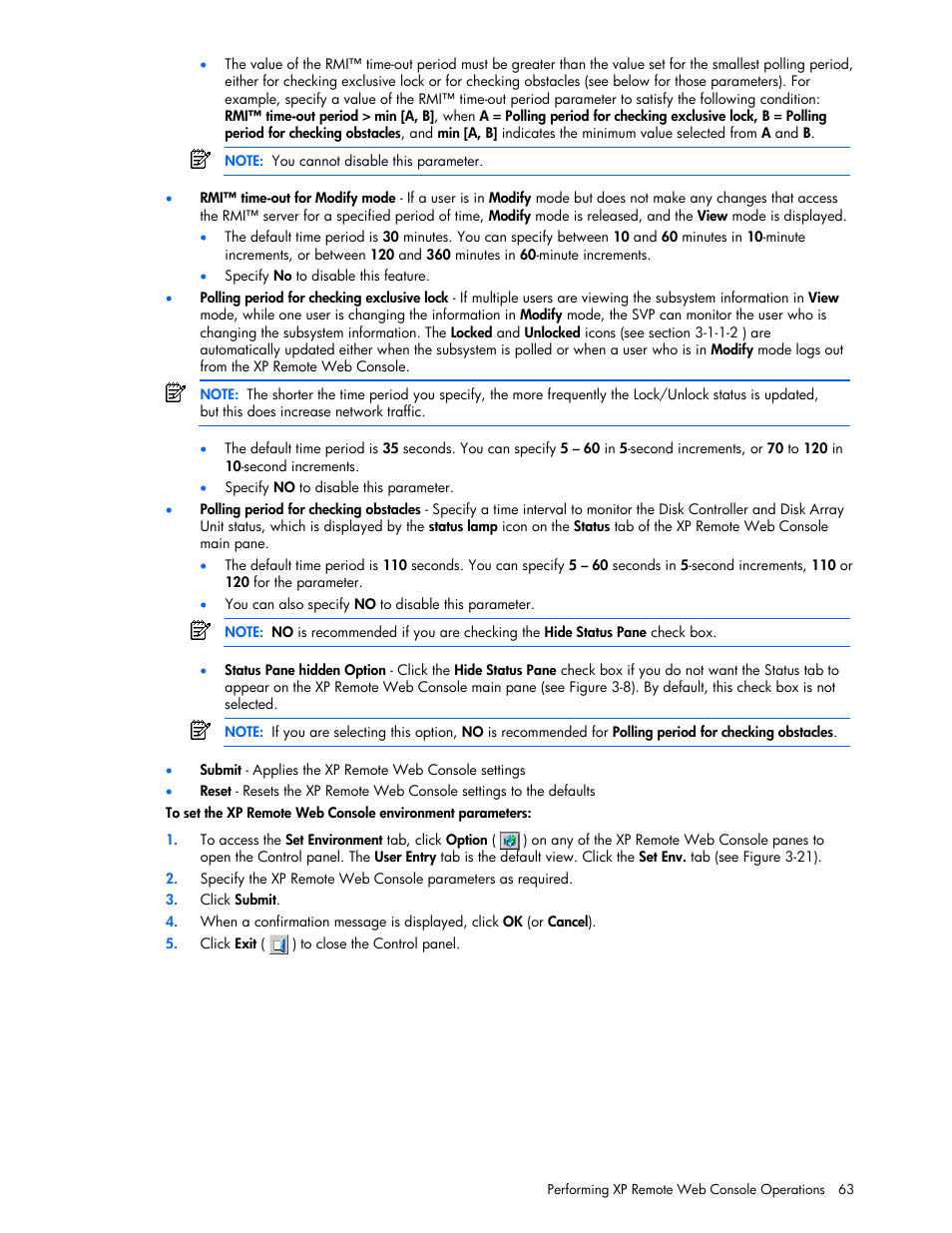 HP StorageWorks XP Remote Web Console Software User Manual | Page 63 / 100