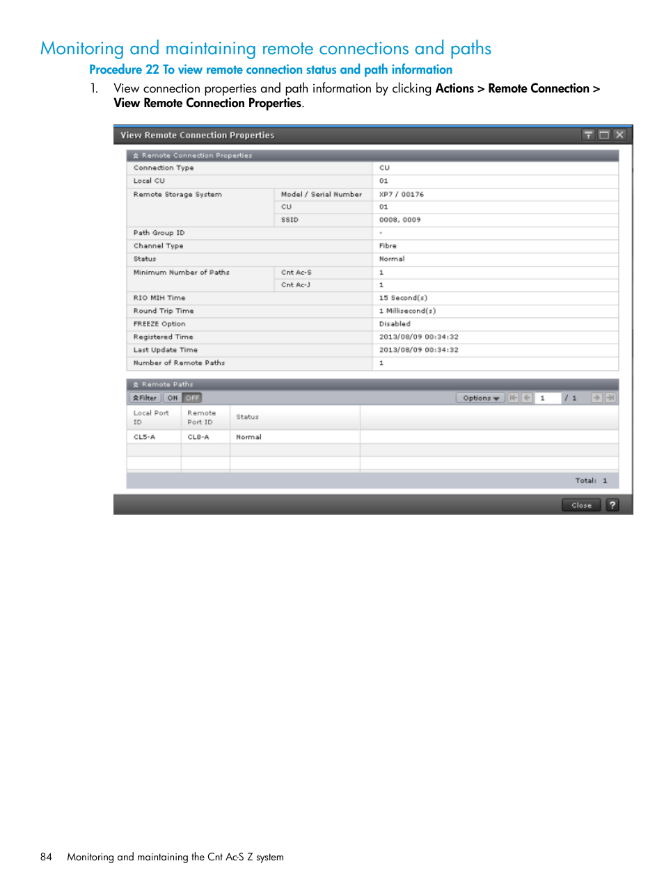 HP XP7 Storage User Manual | Page 84 / 195