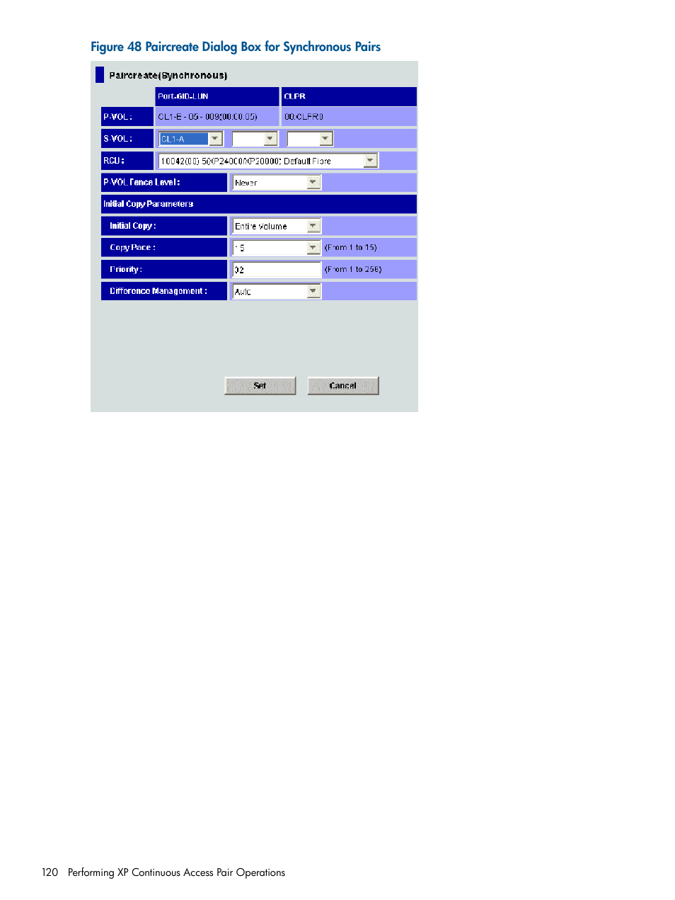 HP StorageWorks XP Remote Web Console Software User Manual | Page 120 / 176