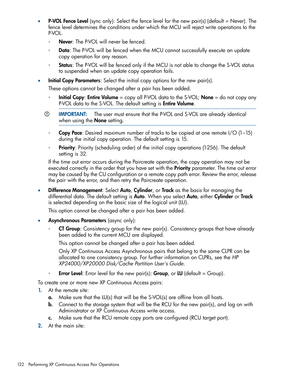 HP StorageWorks XP Remote Web Console Software User Manual | Page 122 / 176
