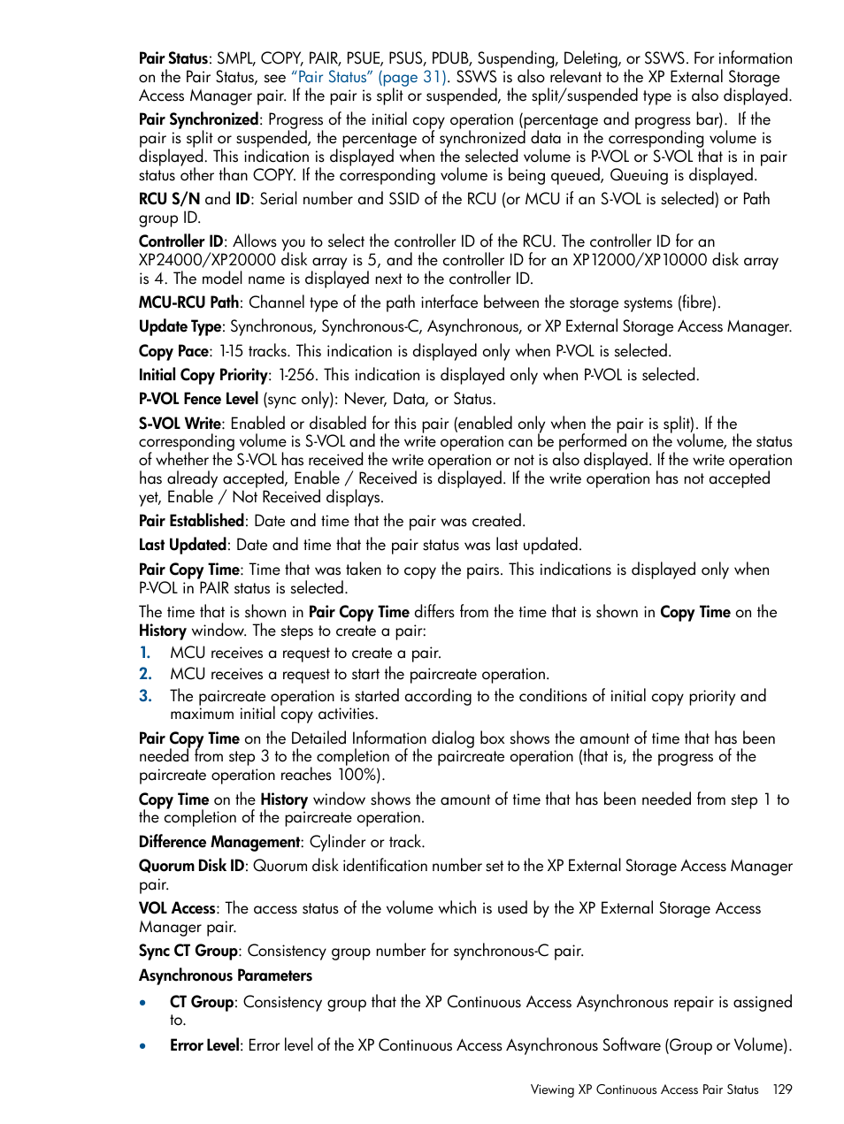 HP StorageWorks XP Remote Web Console Software User Manual | Page 129 / 176