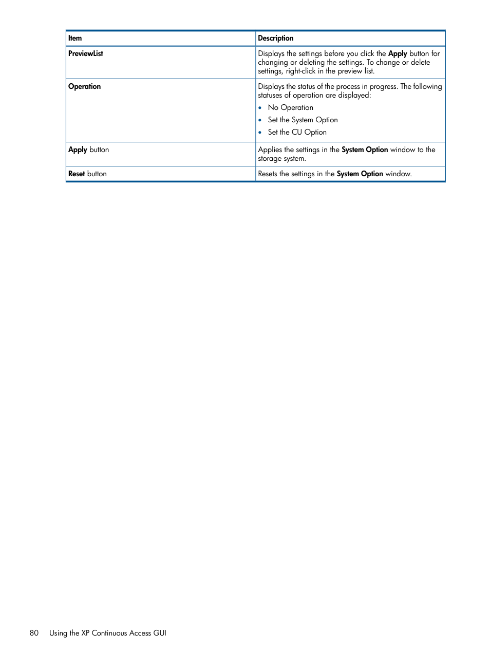 HP StorageWorks XP Remote Web Console Software User Manual | Page 80 / 176