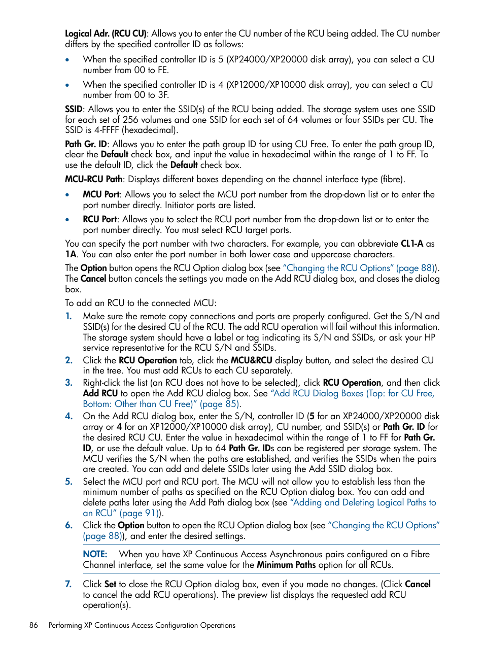 HP StorageWorks XP Remote Web Console Software User Manual | Page 86 / 176