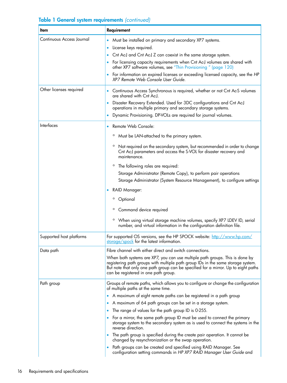 HP XP7 Storage User Manual | Page 16 / 186