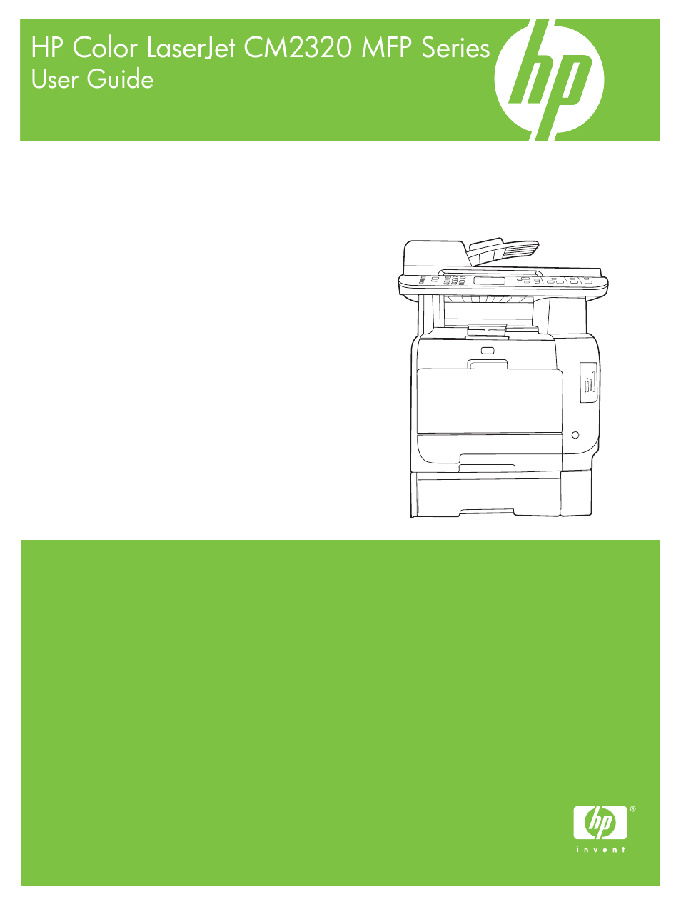 HP Color LaserJet CM2320 Multifunction Printer series User Manual | 292 pages