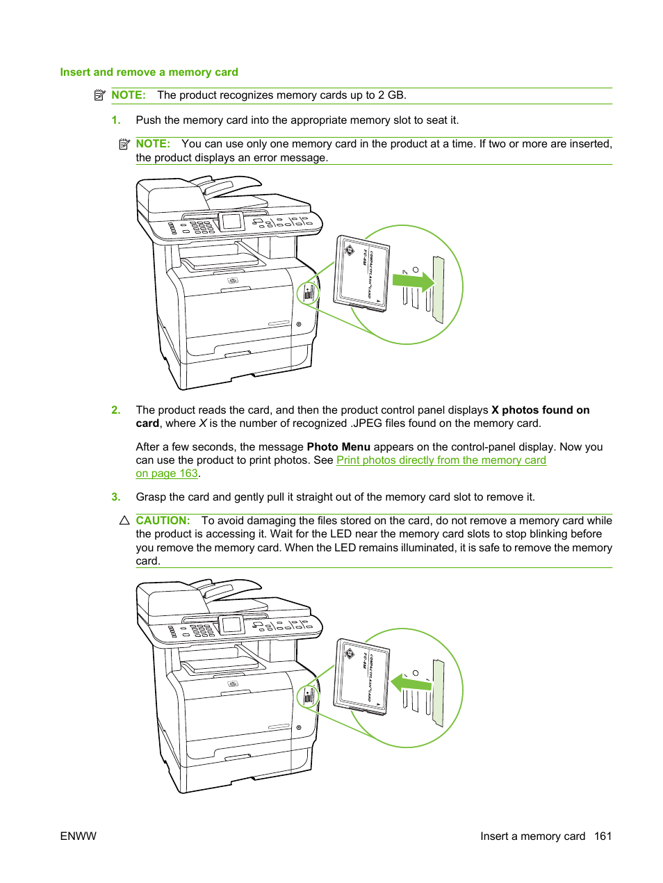 HP Color LaserJet CM2320 Multifunction Printer series User Manual | Page 173 / 292