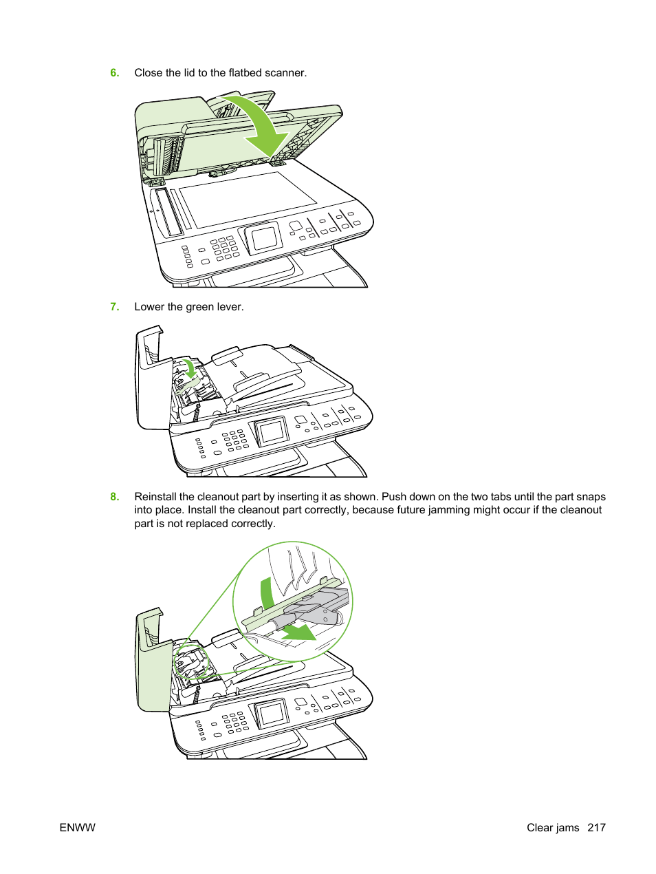 HP Color LaserJet CM2320 Multifunction Printer series User Manual | Page 229 / 292