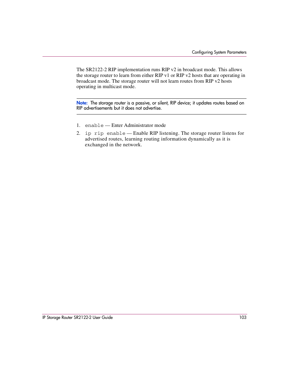 HP StorageWorks IP Storage Router User Manual | Page 103 / 242