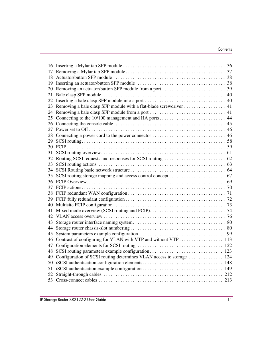 HP StorageWorks IP Storage Router User Manual | Page 11 / 242