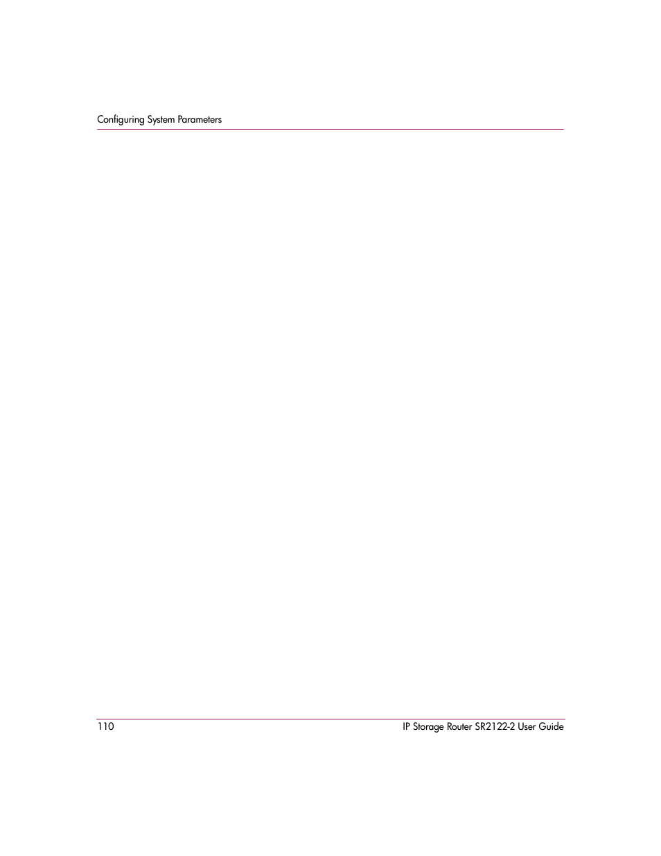HP StorageWorks IP Storage Router User Manual | Page 110 / 242
