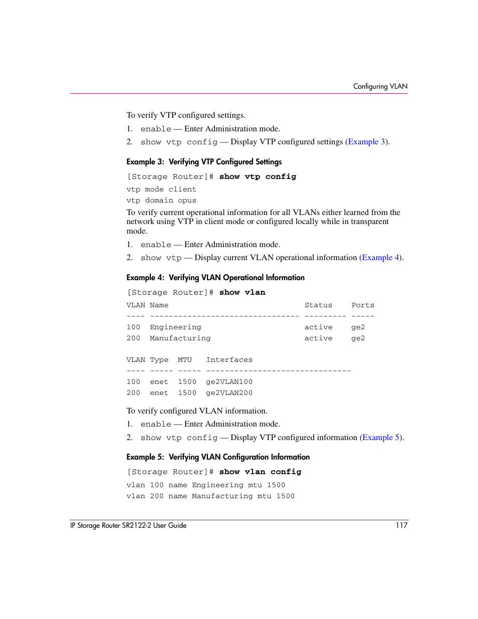 HP StorageWorks IP Storage Router User Manual | Page 117 / 242