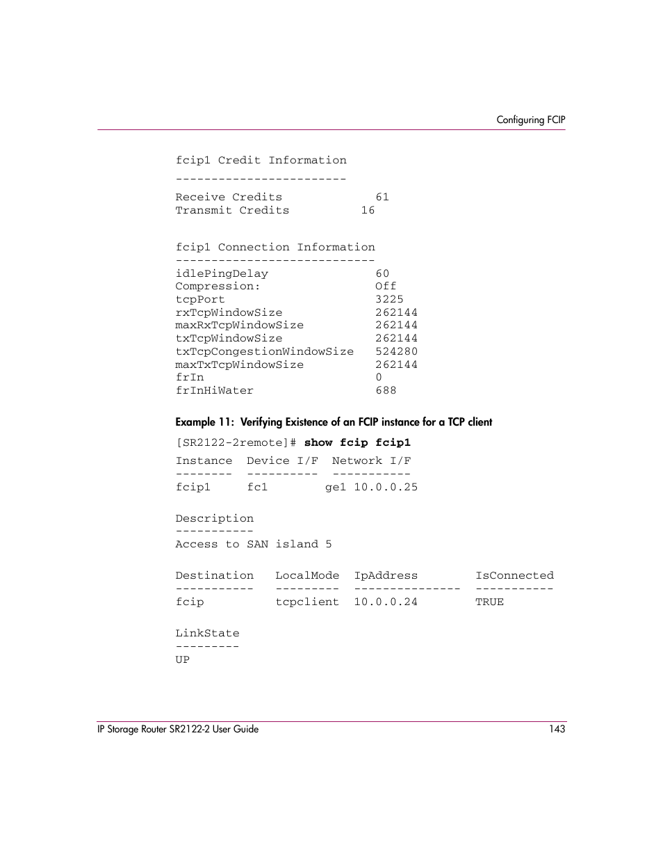 HP StorageWorks IP Storage Router User Manual | Page 143 / 242