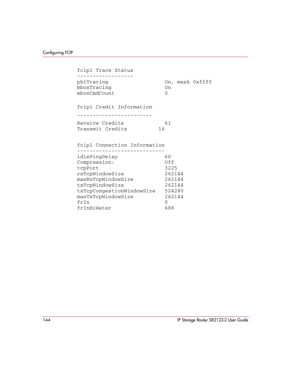 HP StorageWorks IP Storage Router User Manual | Page 144 / 242