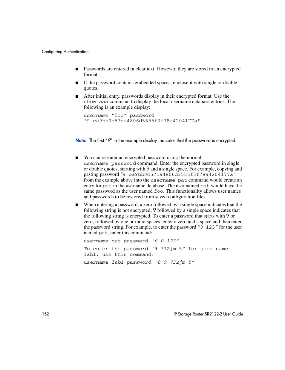 HP StorageWorks IP Storage Router User Manual | Page 152 / 242