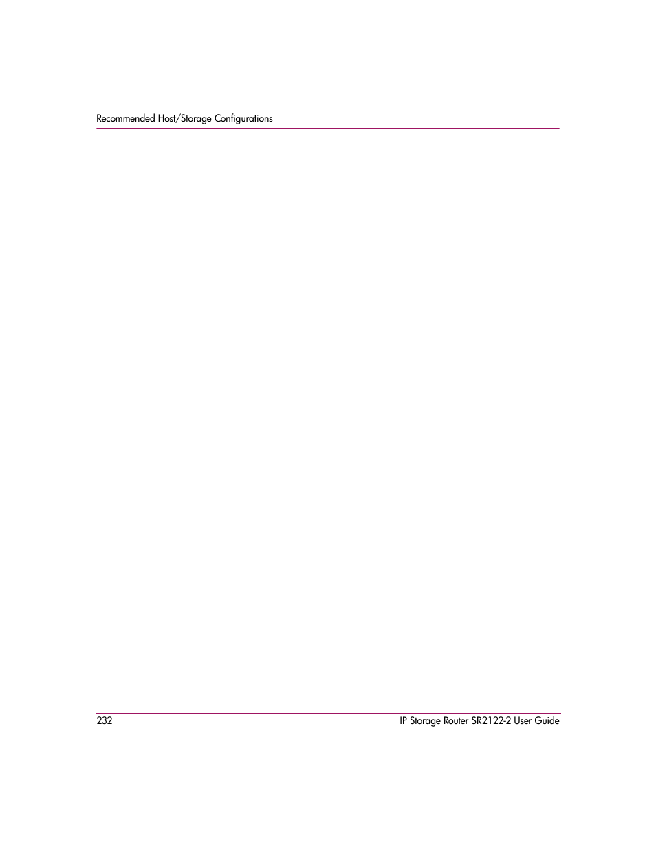 HP StorageWorks IP Storage Router User Manual | Page 232 / 242