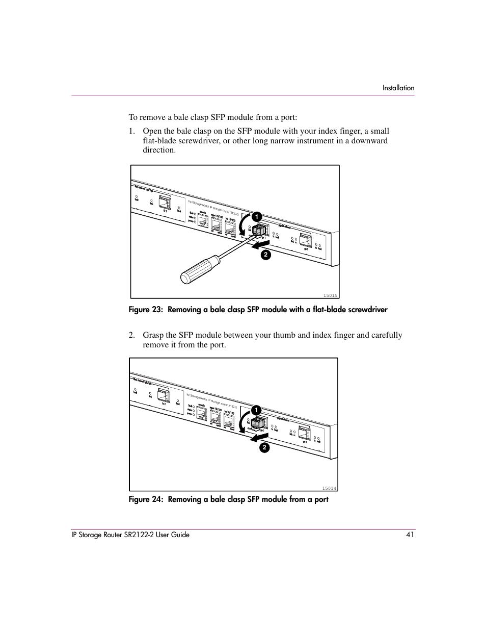 HP StorageWorks IP Storage Router User Manual | Page 41 / 242