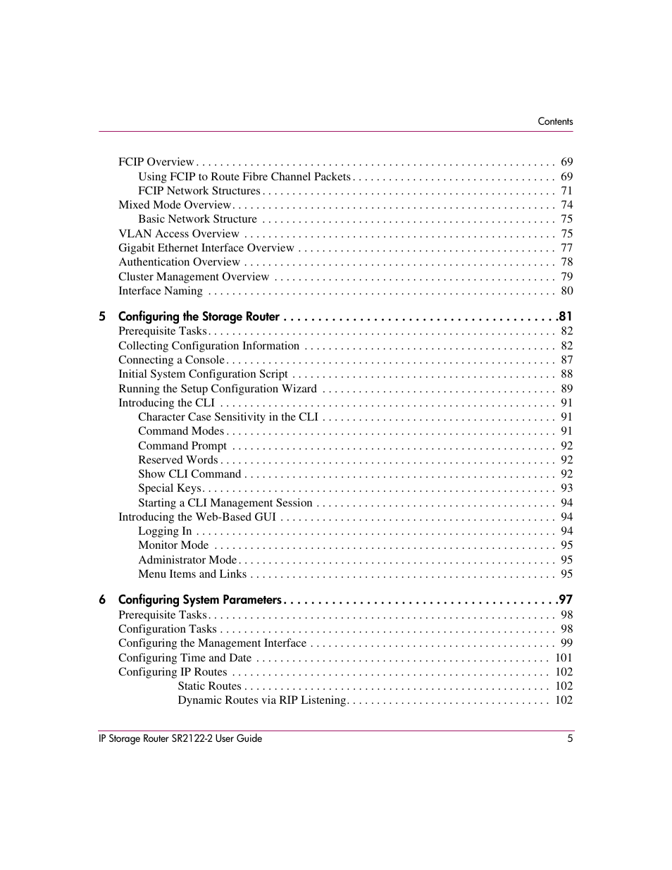 HP StorageWorks IP Storage Router User Manual | Page 5 / 242