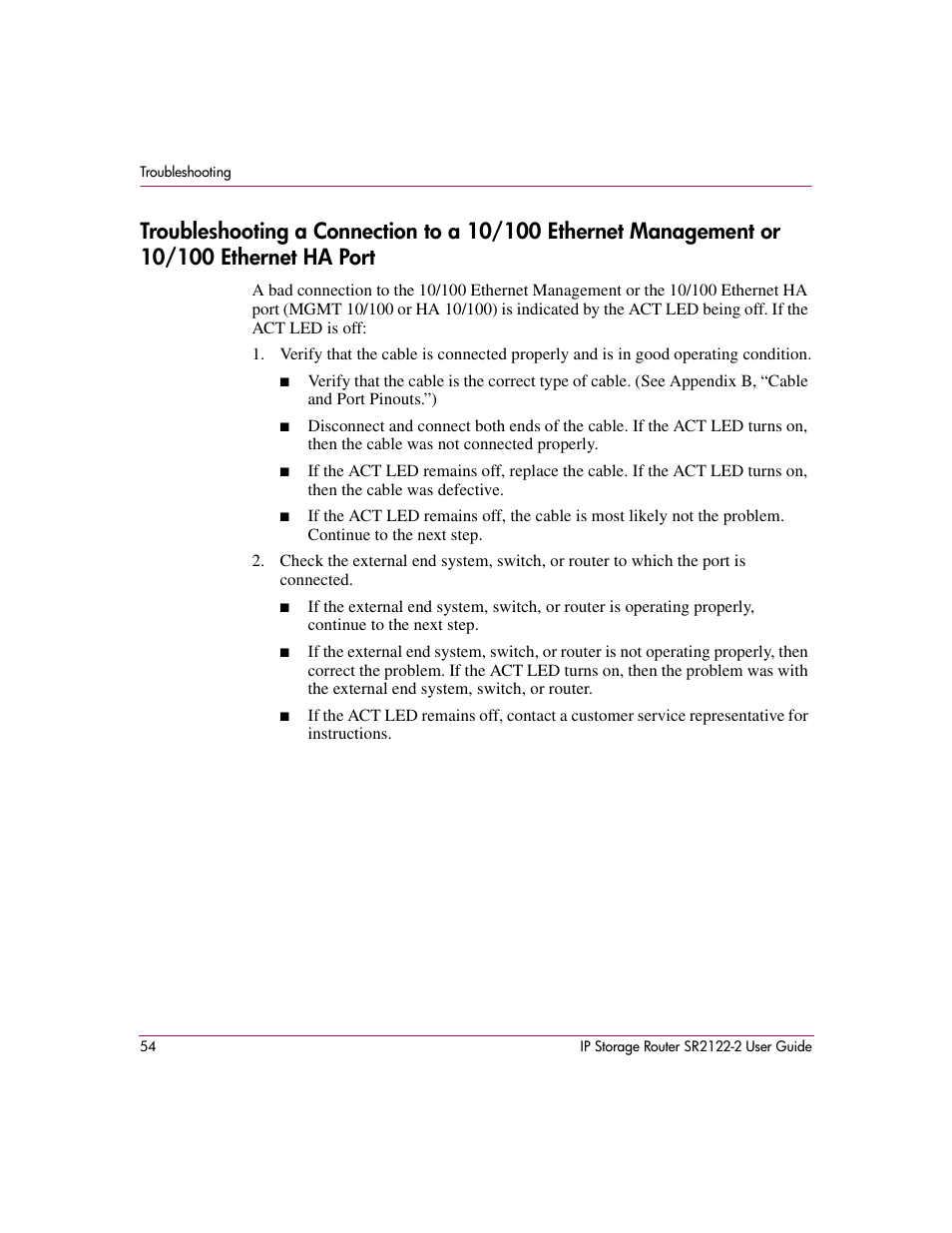 HP StorageWorks IP Storage Router User Manual | Page 54 / 242