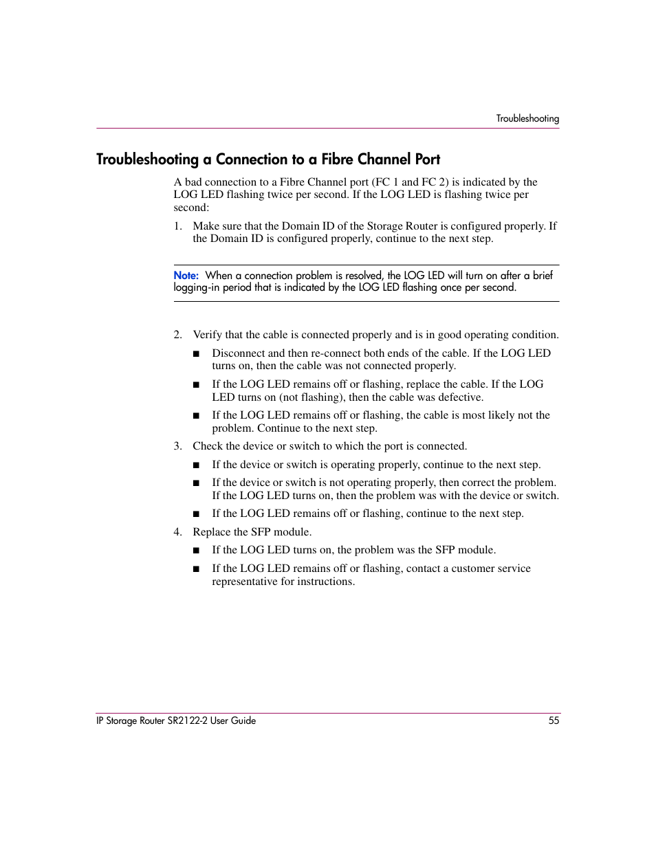 HP StorageWorks IP Storage Router User Manual | Page 55 / 242