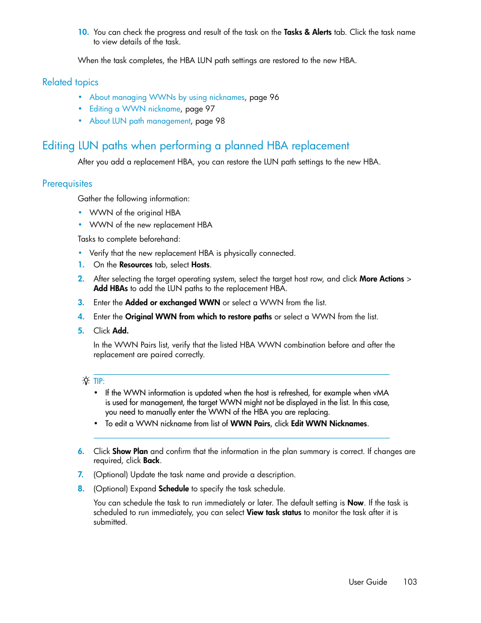 HP XP Array Manager Software User Manual | Page 103 / 238