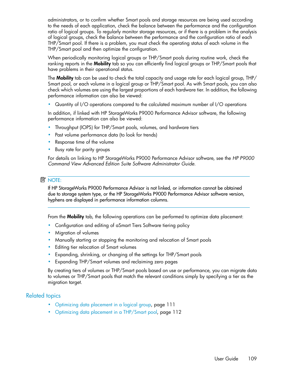HP XP Array Manager Software User Manual | Page 109 / 238