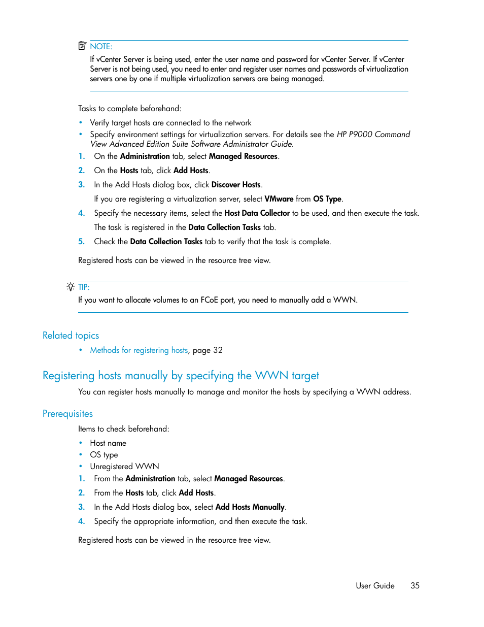 HP XP Array Manager Software User Manual | Page 35 / 238