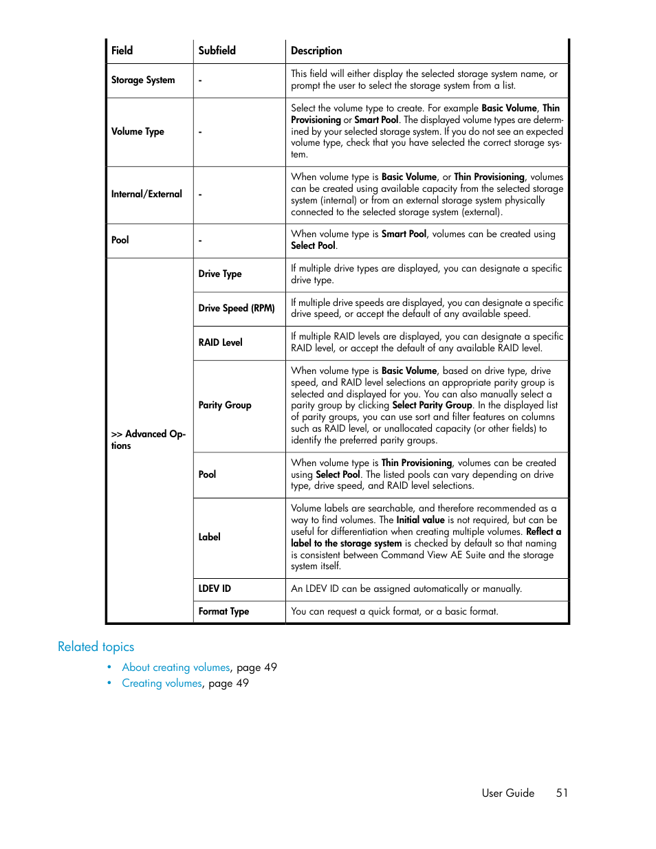 Related topics | HP XP Array Manager Software User Manual | Page 51 / 238