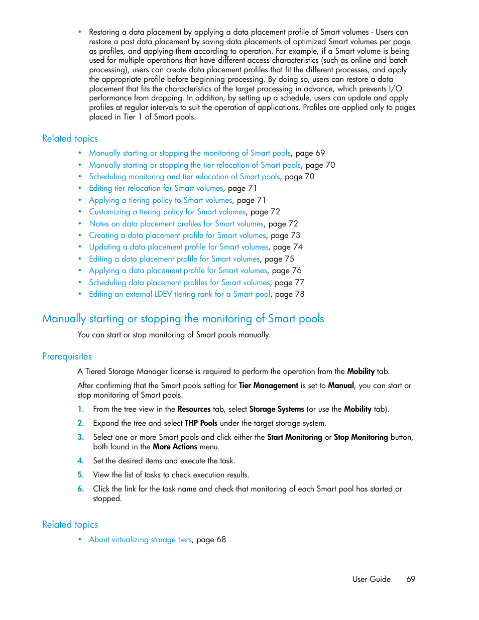 HP XP Array Manager Software User Manual | Page 69 / 238