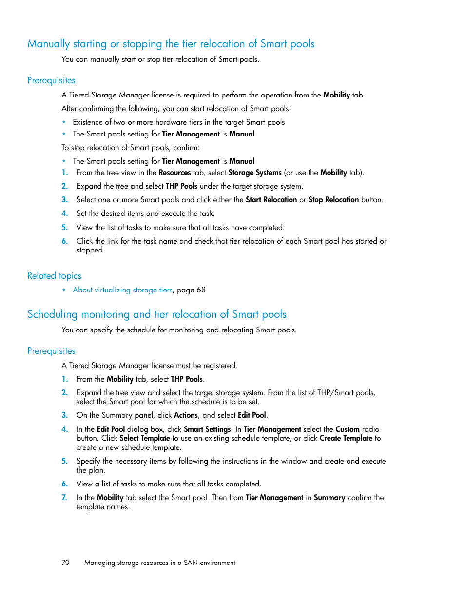 HP XP Array Manager Software User Manual | Page 70 / 238