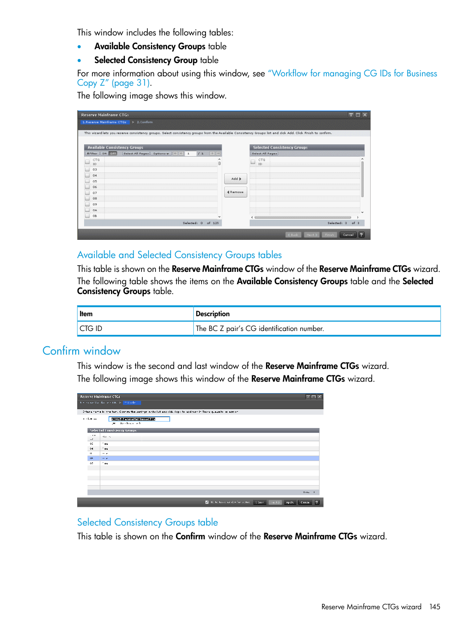 Confirm window | HP XP Racks User Manual | Page 145 / 153