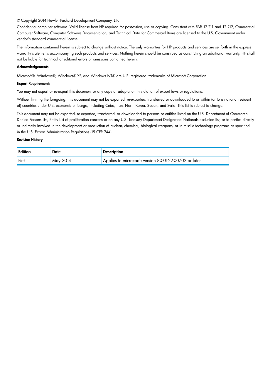 HP XP Racks User Manual | Page 2 / 153