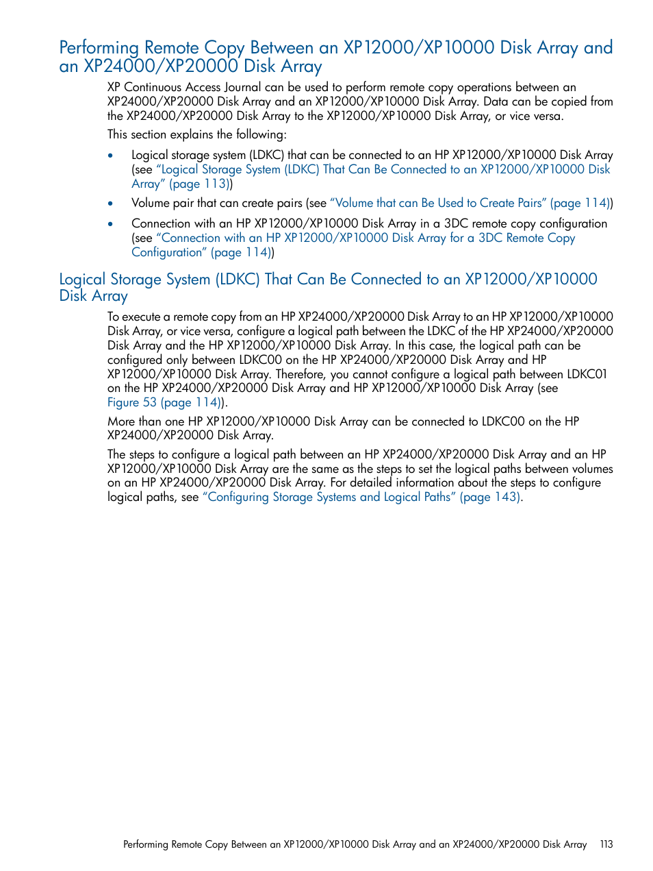 HP XP Continuous Access Software User Manual | Page 113 / 245