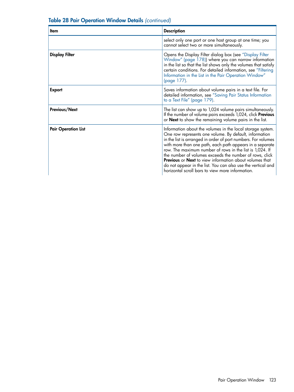 HP XP Continuous Access Software User Manual | Page 123 / 245