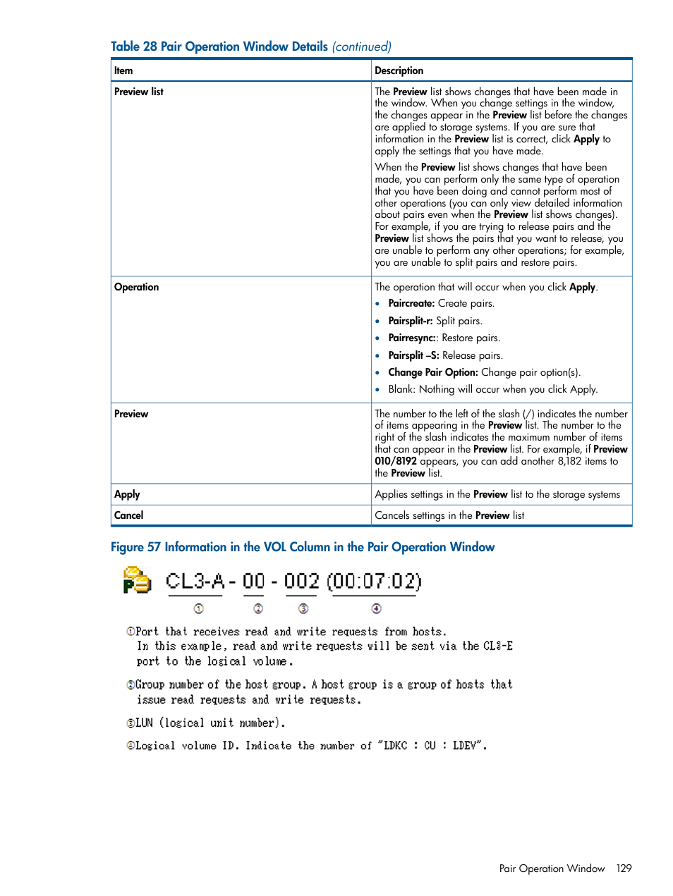 HP XP Continuous Access Software User Manual | Page 129 / 245