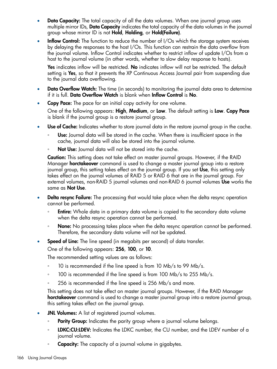 HP XP Continuous Access Software User Manual | Page 166 / 245