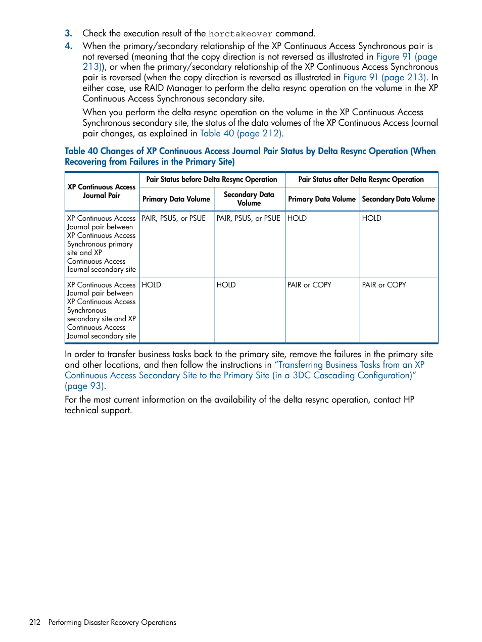 HP XP Continuous Access Software User Manual | Page 212 / 245