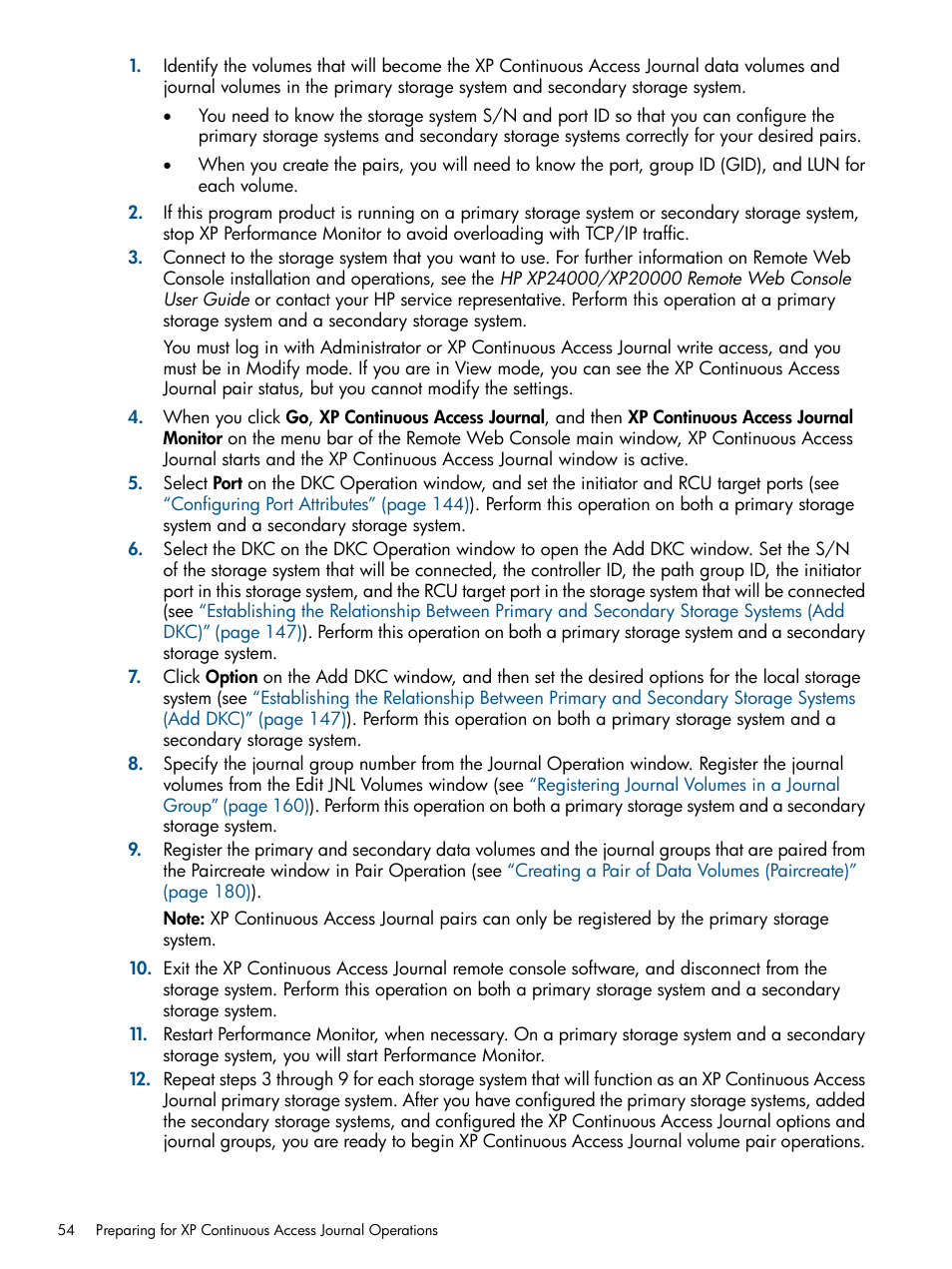 HP XP Continuous Access Software User Manual | Page 54 / 245