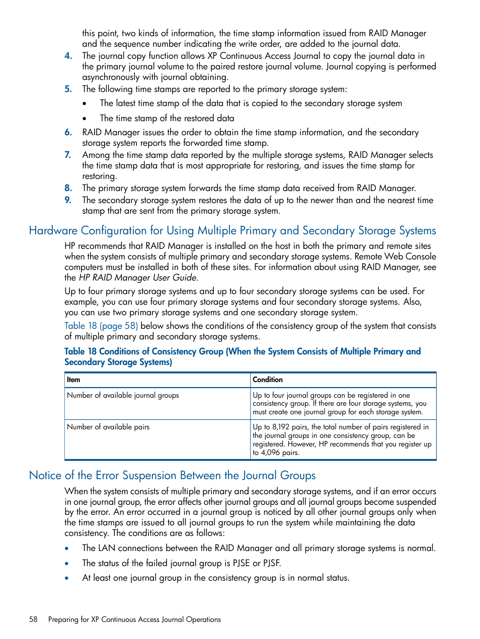 HP XP Continuous Access Software User Manual | Page 58 / 245