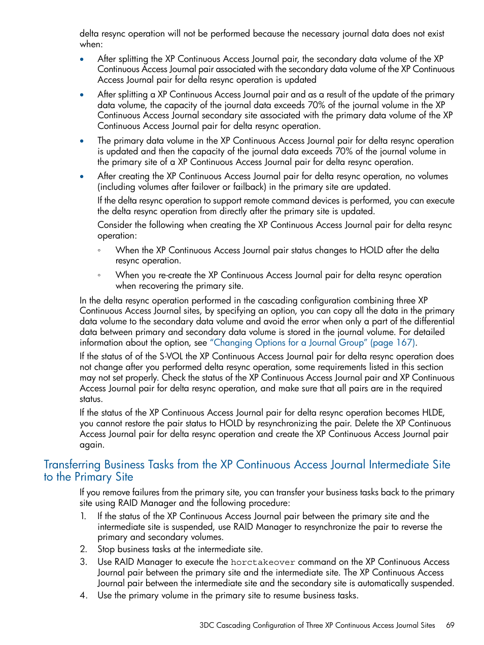 HP XP Continuous Access Software User Manual | Page 69 / 245