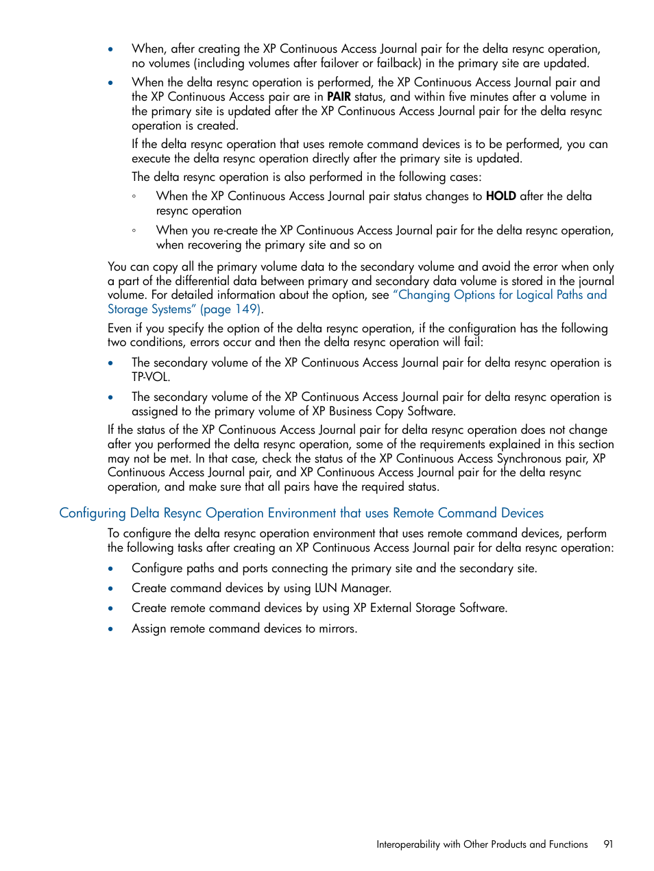 HP XP Continuous Access Software User Manual | Page 91 / 245