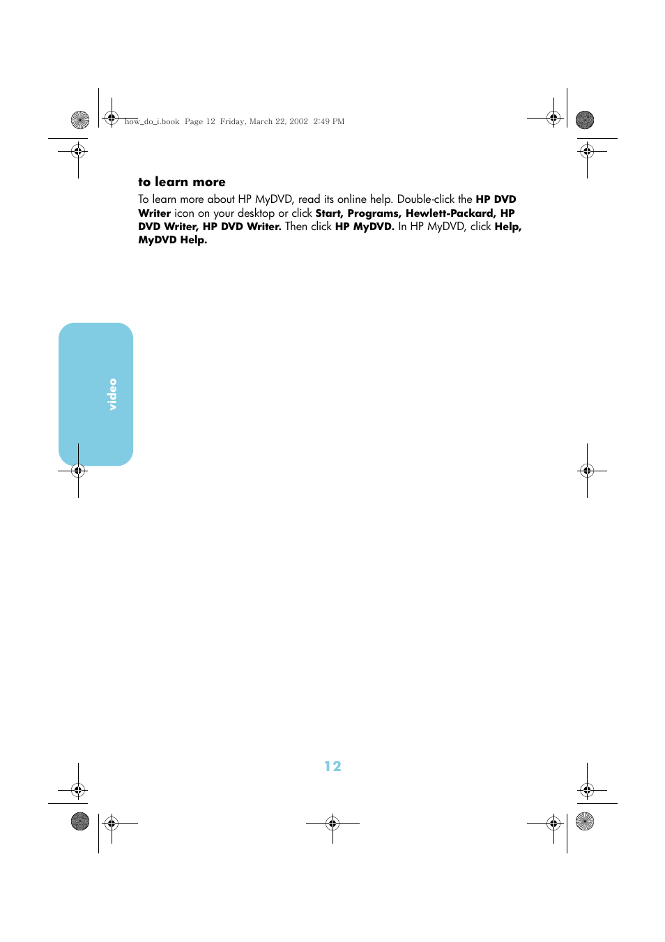 HP DVD-Writer dvd200i User Manual | Page 15 / 33