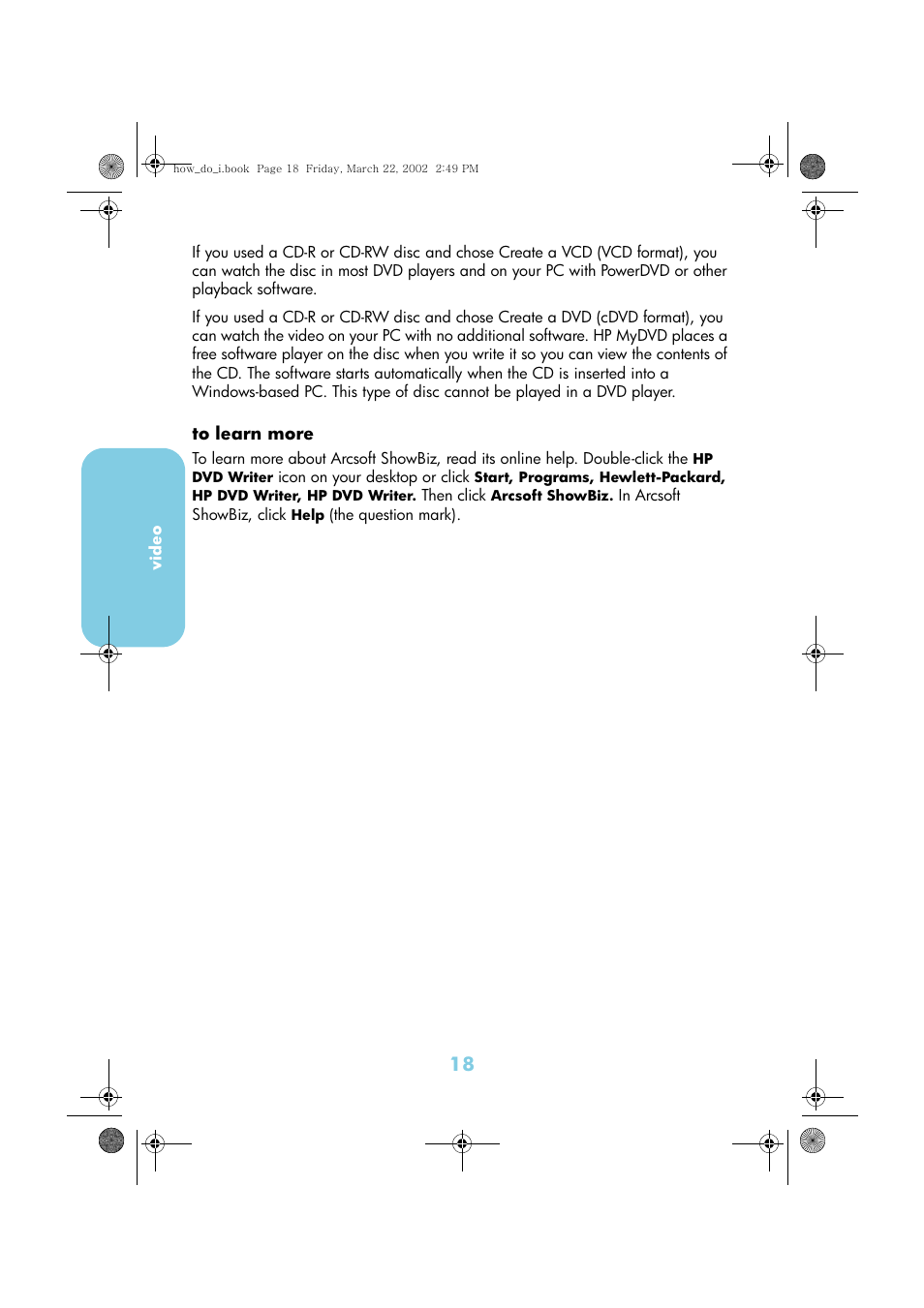 HP DVD-Writer dvd200i User Manual | Page 21 / 33