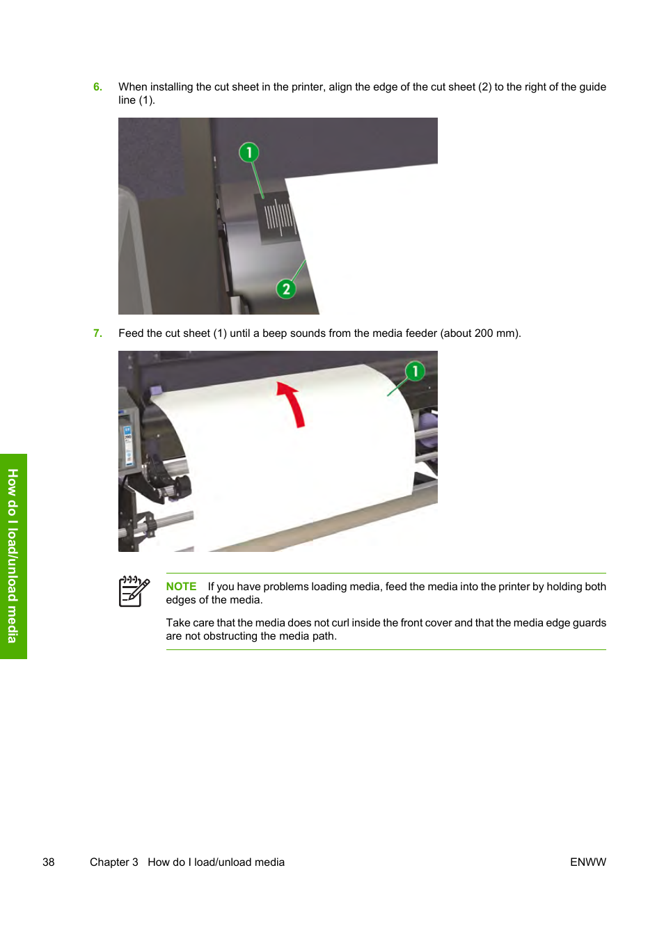 HP Designjet 8000 Printer series User Manual | Page 48 / 230