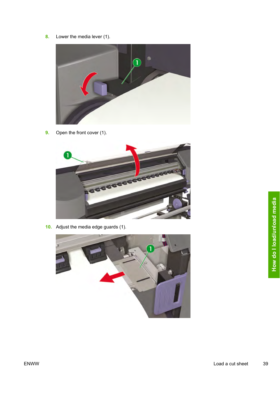 HP Designjet 8000 Printer series User Manual | Page 49 / 230