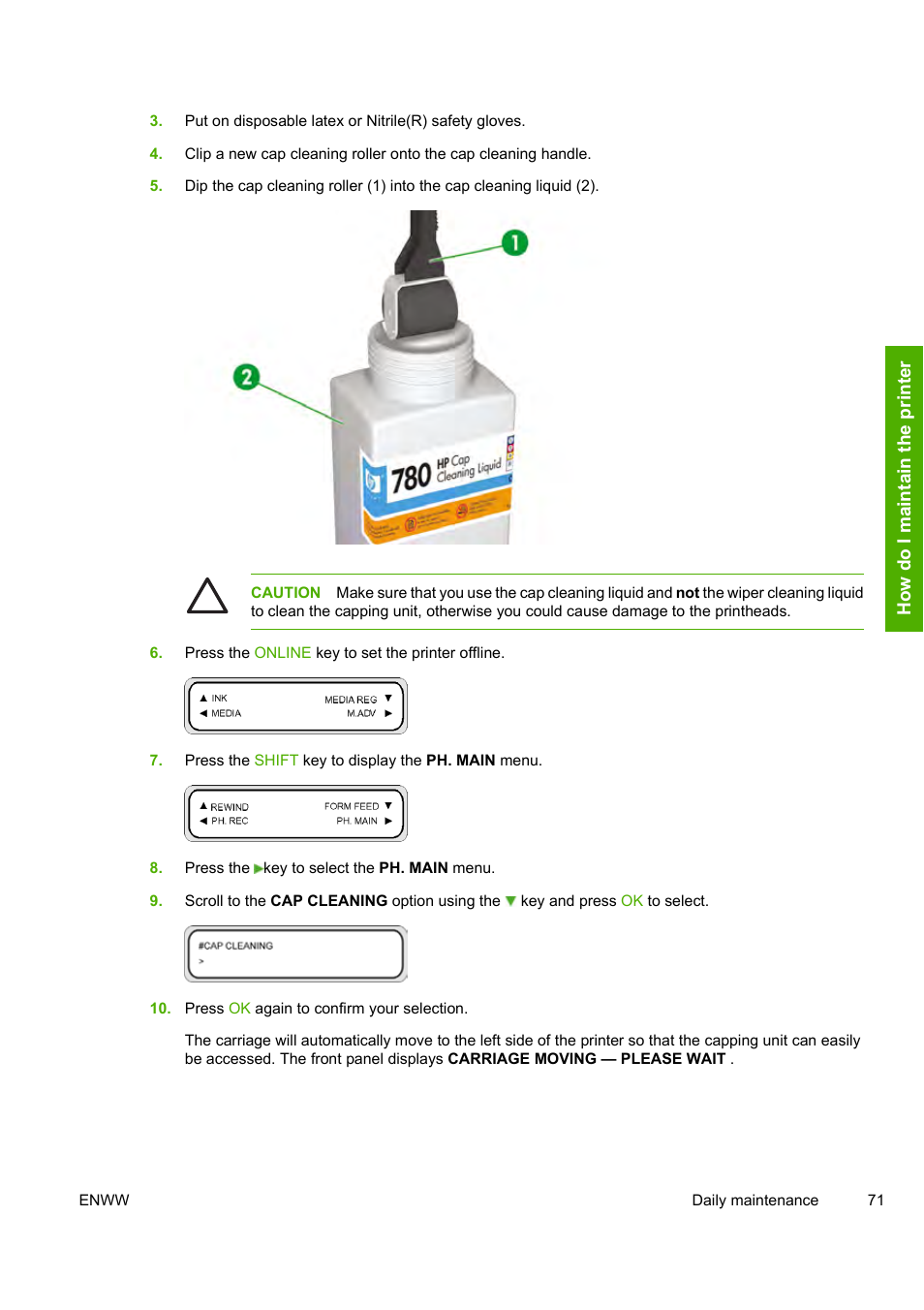 HP Designjet 8000 Printer series User Manual | Page 81 / 230