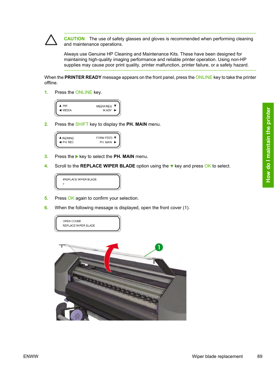 HP Designjet 8000 Printer series User Manual | Page 99 / 230
