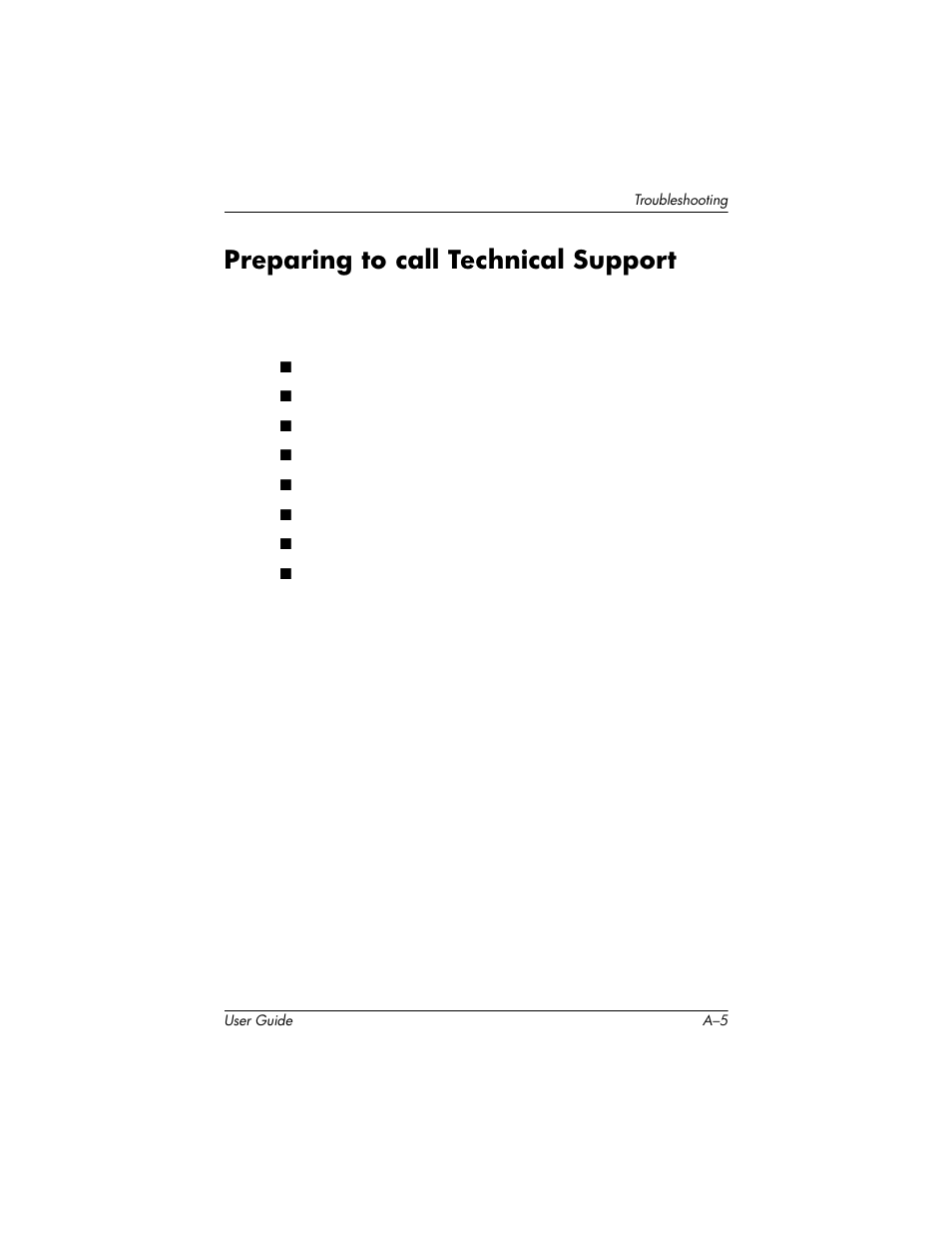 Preparing to call technical support | HP LP2465 24-inch Widescreen LCD Monitor User Manual | Page 59 / 76