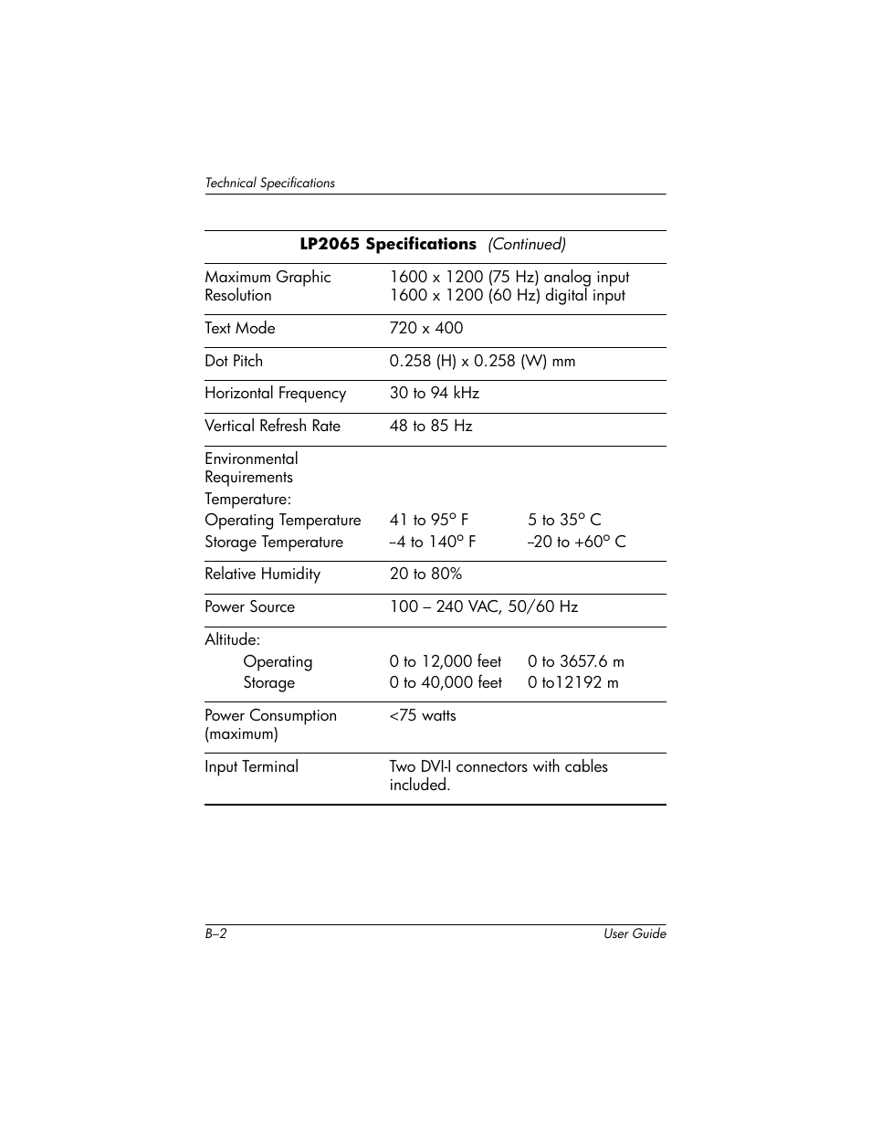 HP LP2465 24-inch Widescreen LCD Monitor User Manual | Page 62 / 76