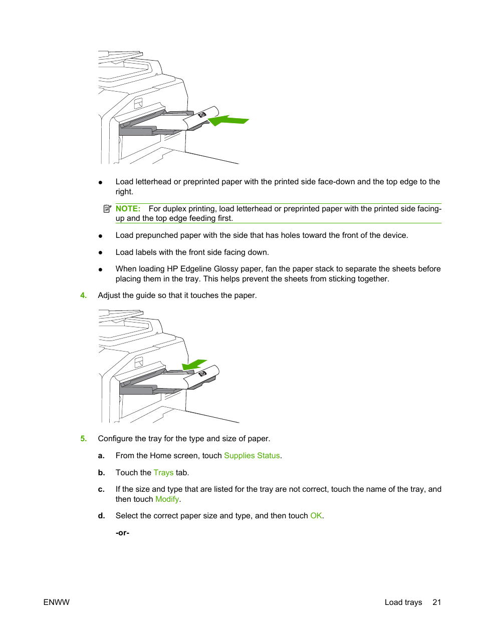 HP CM8000 Color Multifunction Printer series User Manual | Page 29 / 104